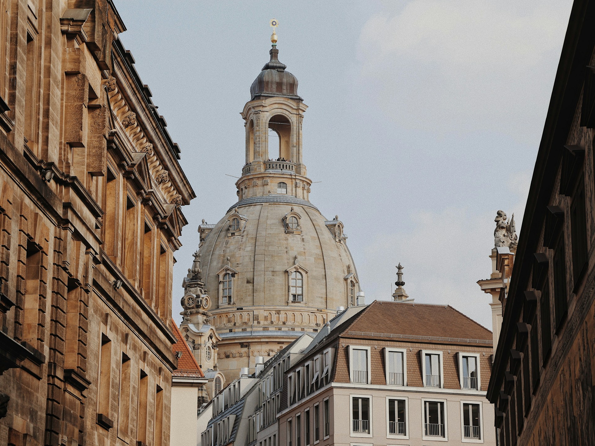 Frauenkirche in der Altstadt von Dresden