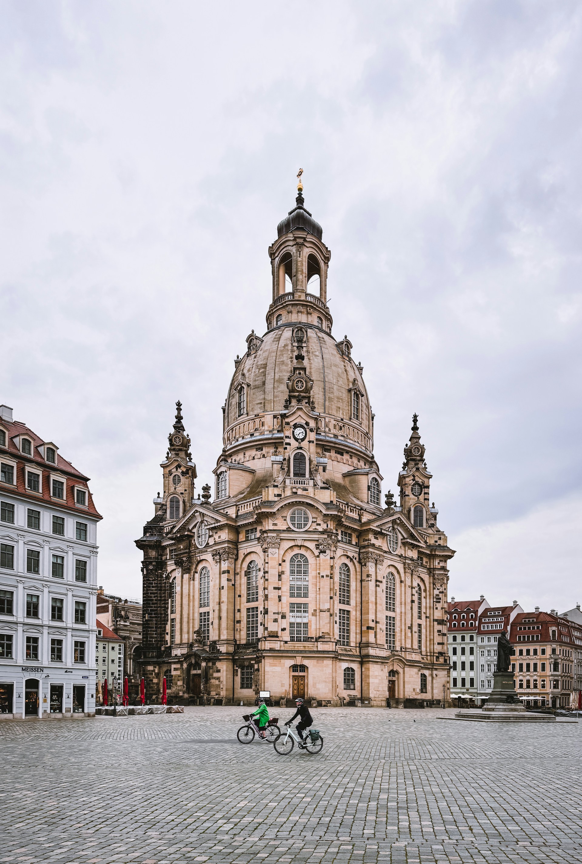 Die Frauenkirche auf dem Dresdner Neumarkt